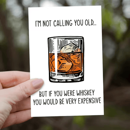 NEW"Whiskey Themed Humorous Greeting Card, FREE SHIPPING - FranksFunkyStuff