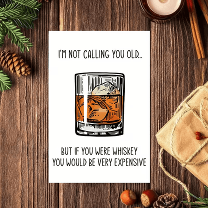 NEW"Whiskey Themed Humorous Greeting Card, FREE SHIPPING - FranksFunkyStuff