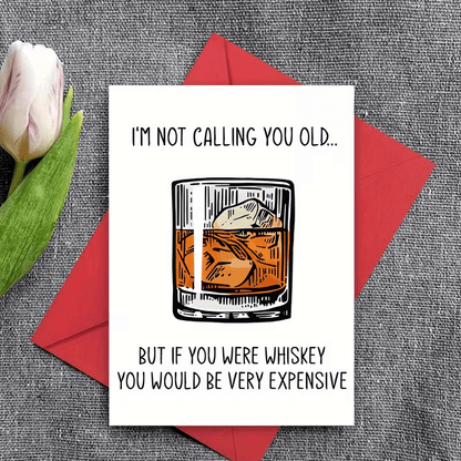 NEW"Whiskey Themed Humorous Greeting Card, FREE SHIPPING - FranksFunkyStuff
