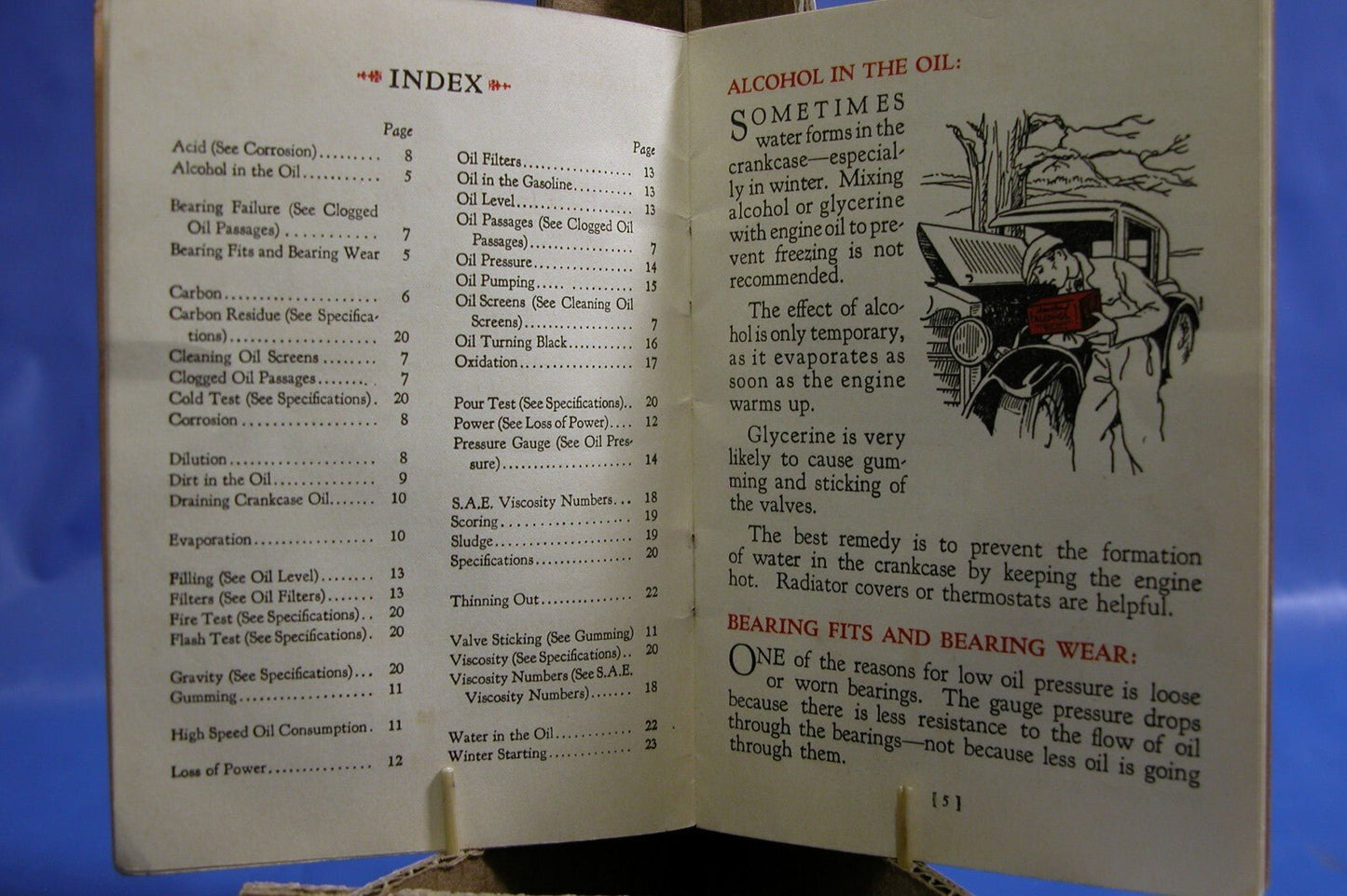 ORIGINAL 1929 Gargoyle/Mobiloil/Vacuum oil company Oil information book - FranksFunkyStuff