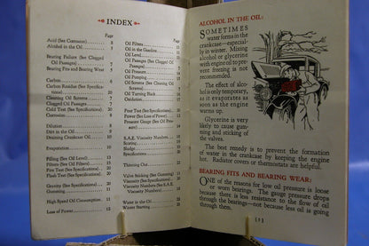 ORIGINAL 1929 Gargoyle/Mobiloil/Vacuum oil company Oil information book - FranksFunkyStuff