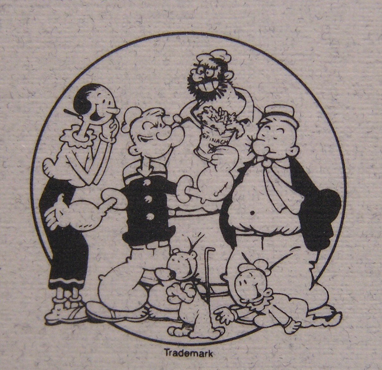 Rare 1994 Cel "No Cavities" Popeye & Olive Oyl signed by Myron Waldman with COA - FranksFunkyStuff