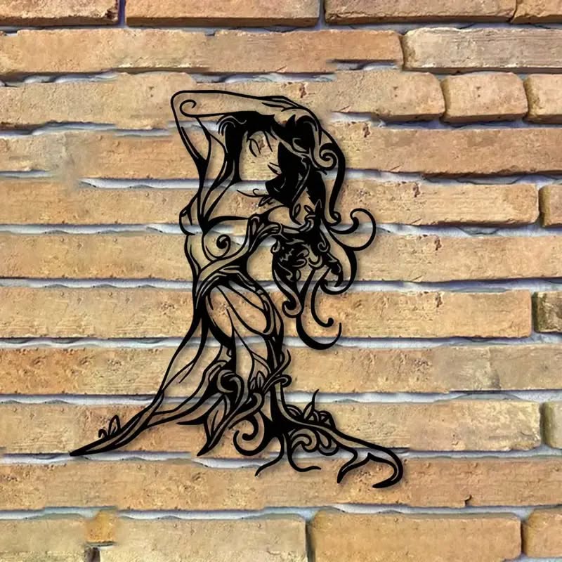 Sexy Erotic Female Silhouette Metal Wall Art - FranksFunkyStuff
