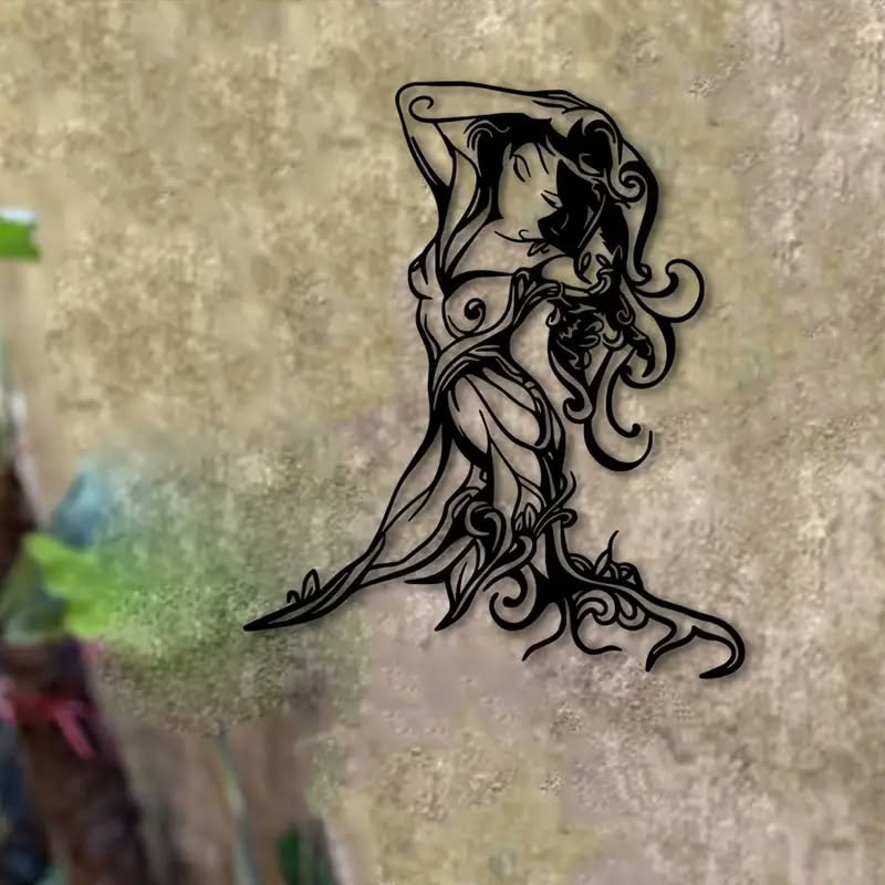 Sexy Erotic Female Silhouette Metal Wall Art - FranksFunkyStuff