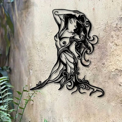 Sexy Erotic Female Silhouette Metal Wall Art - FranksFunkyStuff