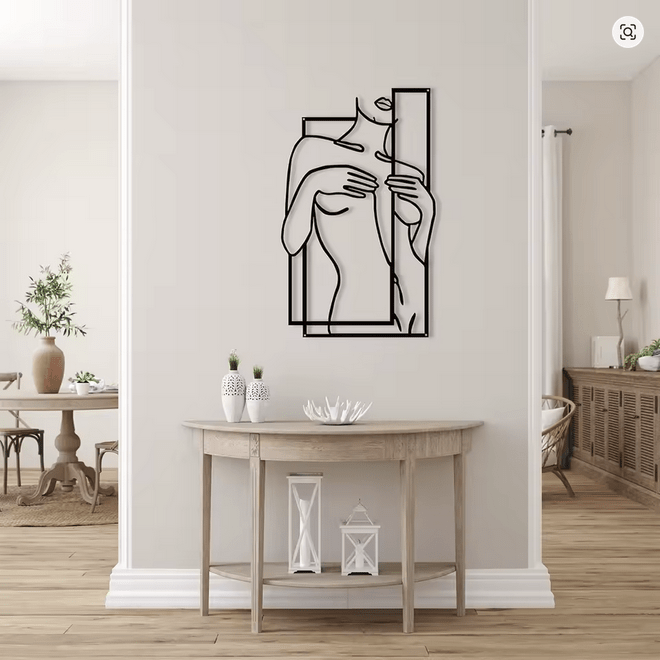 *Sexy Female Human Body Metal Silhouette - FranksFunkyStuff