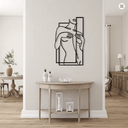 *Sexy Female Human Body Metal Silhouette - FranksFunkyStuff