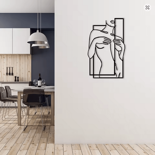 *Sexy Female Human Body Metal Silhouette - FranksFunkyStuff