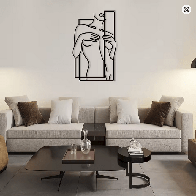 *Sexy Female Human Body Metal Silhouette - FranksFunkyStuff