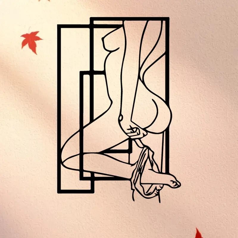 Sexy Female Silhouette NEW Metal Wall Art Sculpture - FranksFunkyStuff