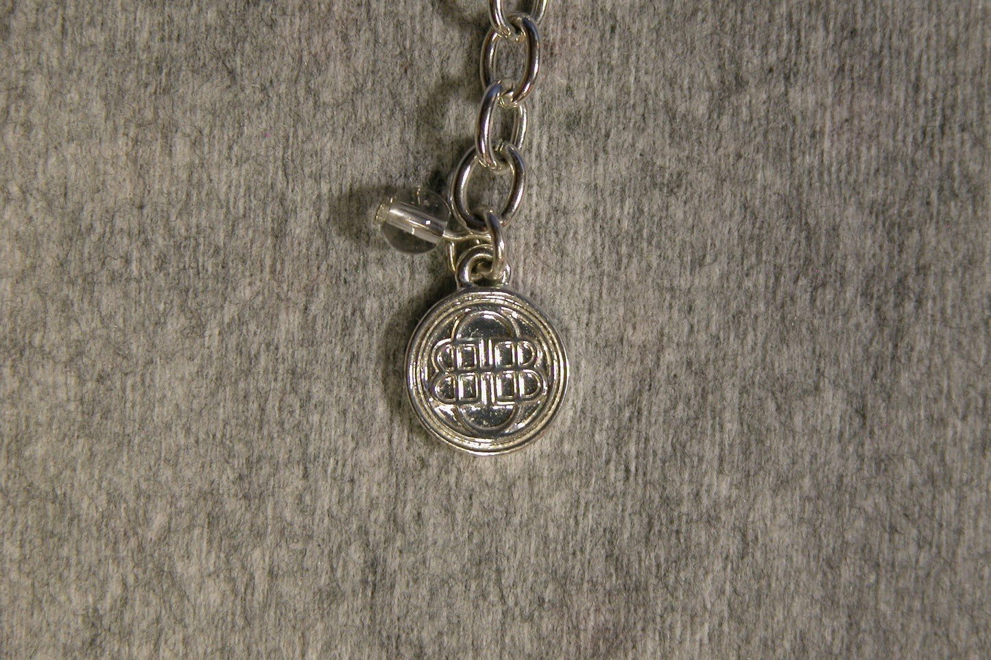 Silver Hoop Necklace with Pendent - FranksFunkyStuff