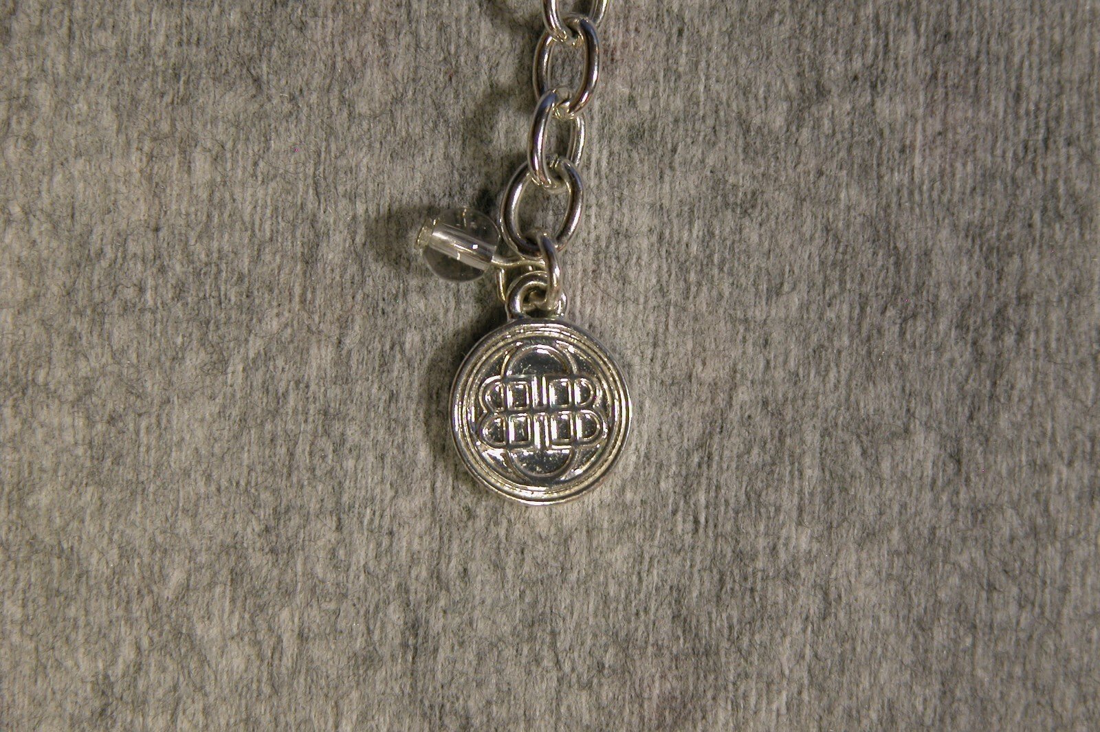 Silver Hoop Necklace with Pendent - FranksFunkyStuff