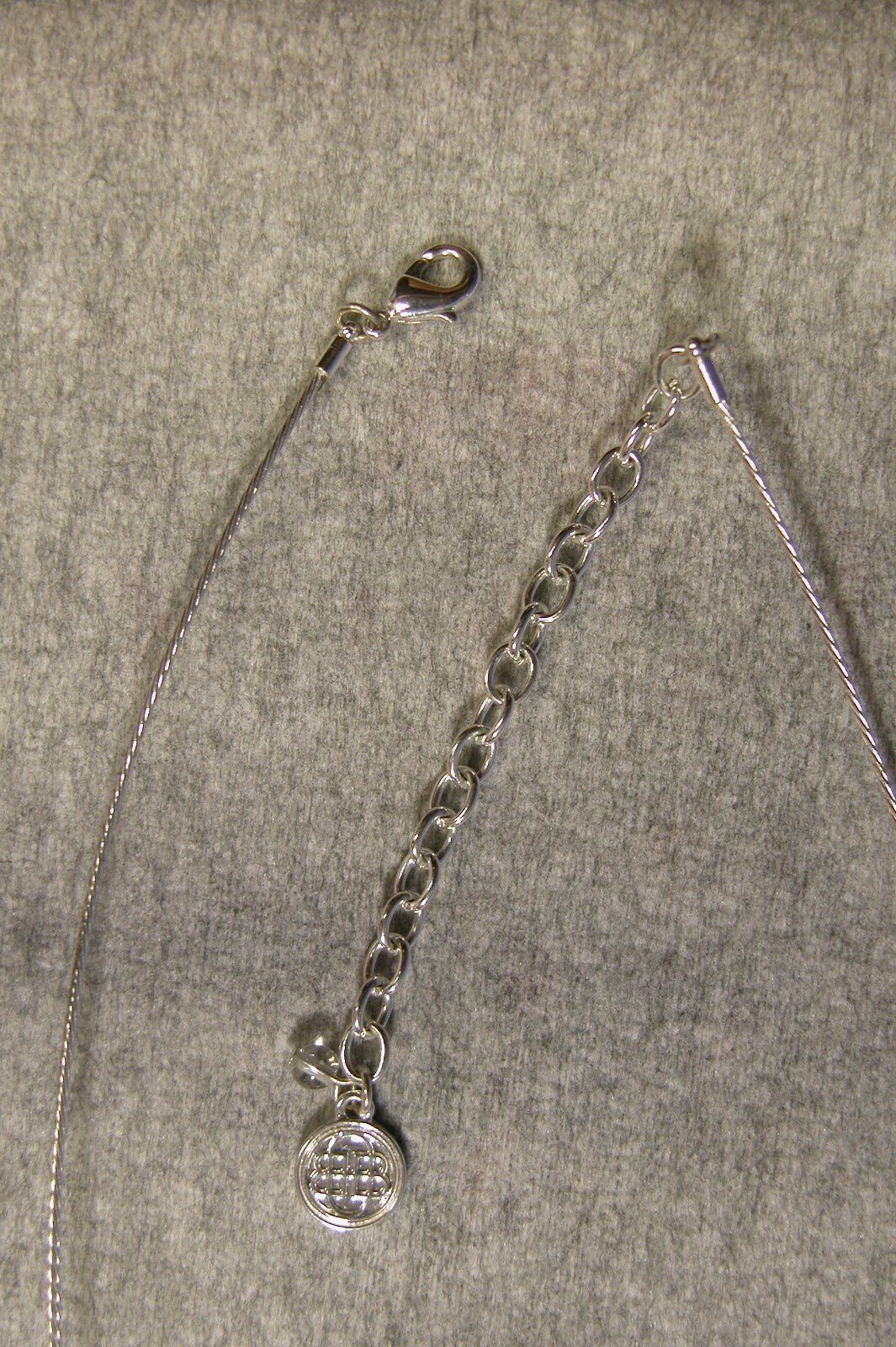 Silver Hoop Necklace with Pendent - FranksFunkyStuff