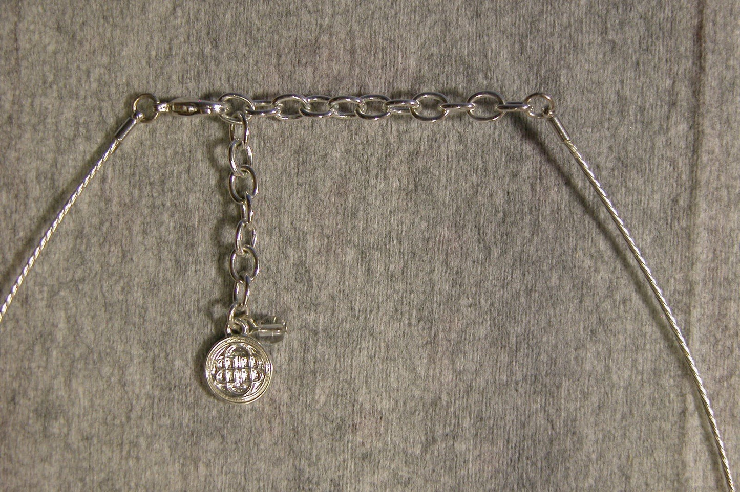 Silver Hoop Necklace with Pendent - FranksFunkyStuff