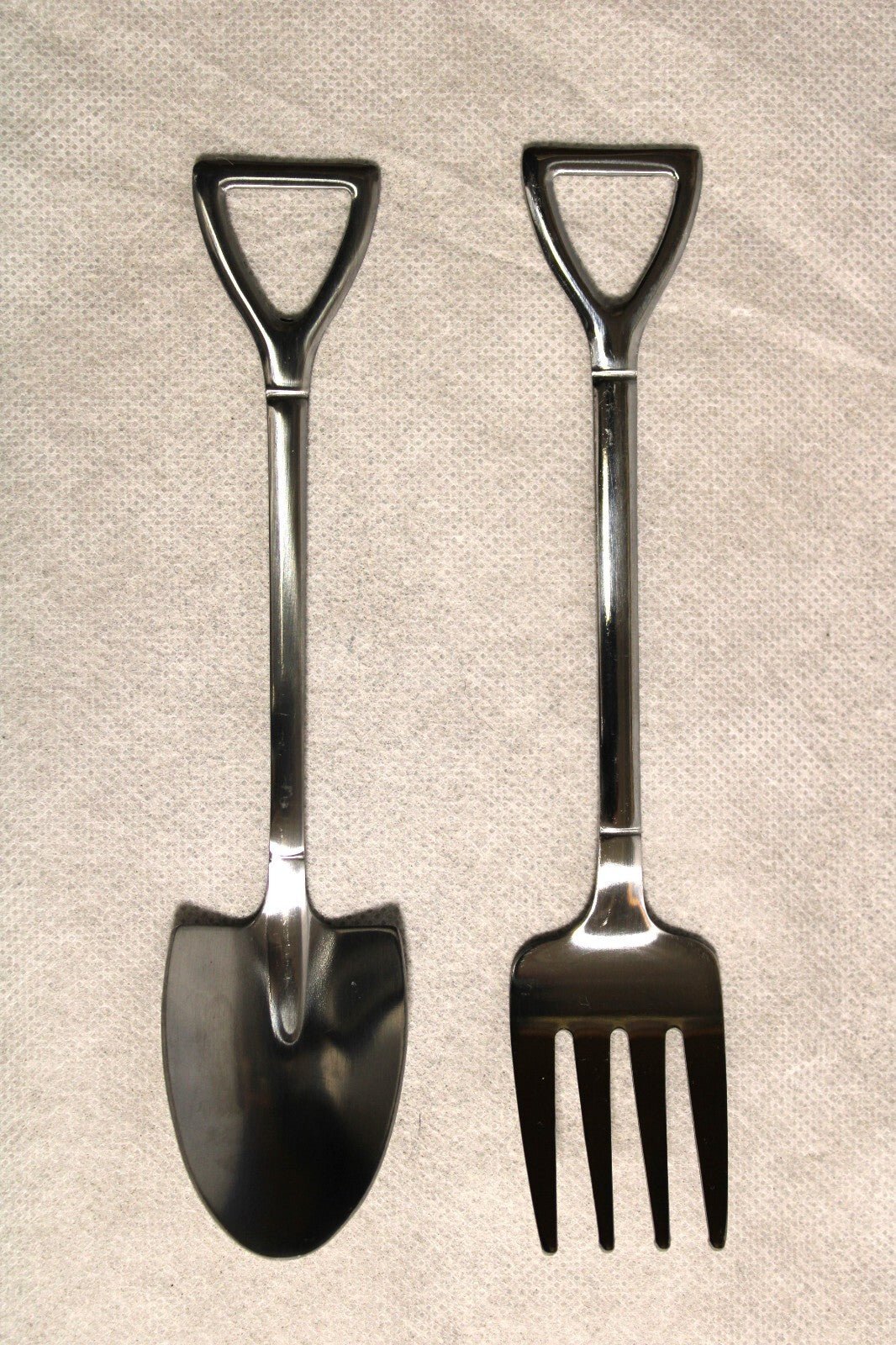 Stainless Steel Dessert Spoon and Fork Shovel - FranksFunkyStuff