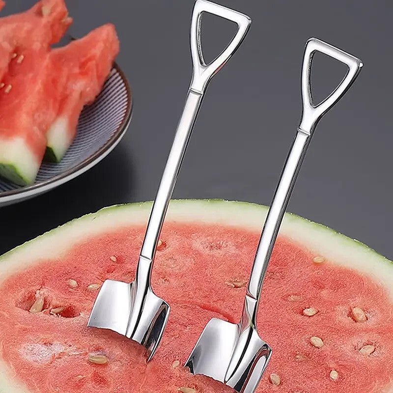 Stainless Steel Dessert Spoon and Fork Shovel - FranksFunkyStuff