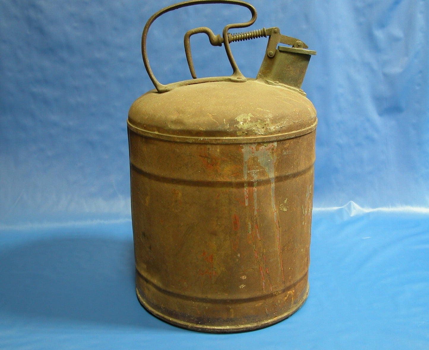 Vintage 1930's - 1940's Fuel can, Protection Approved Safety Can - FranksFunkyStuff