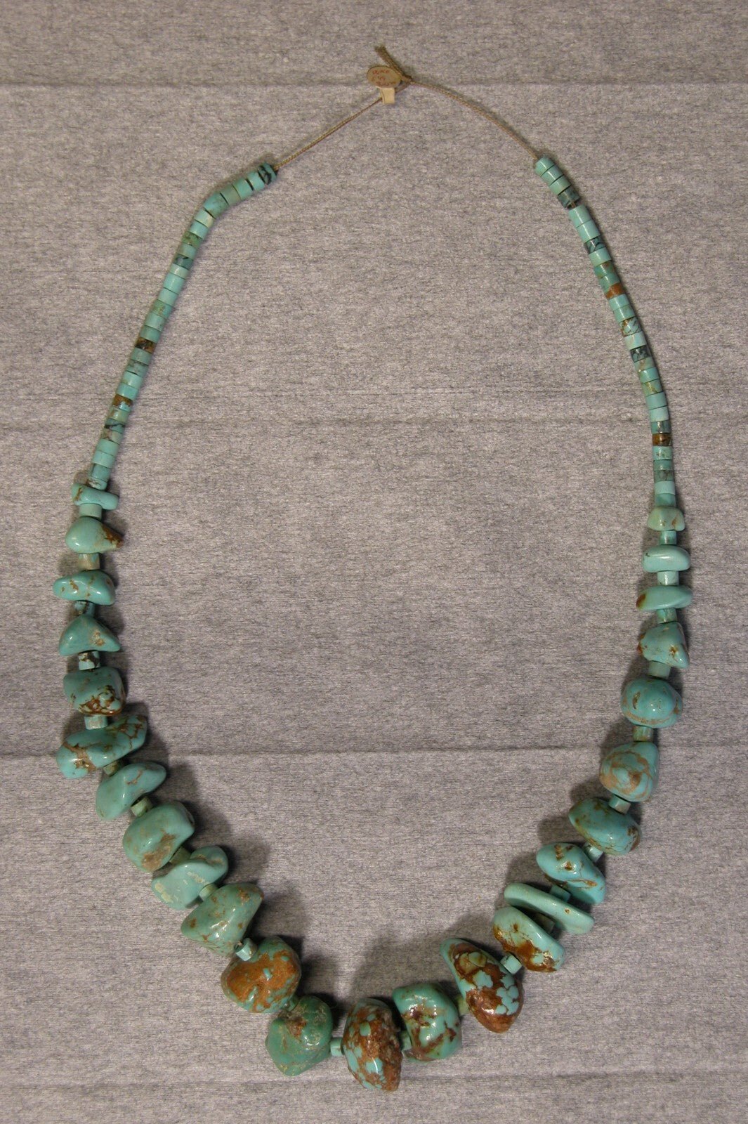 Vintage 1970's Navajo Turquoise Necklace Chunky - FranksFunkyStuff