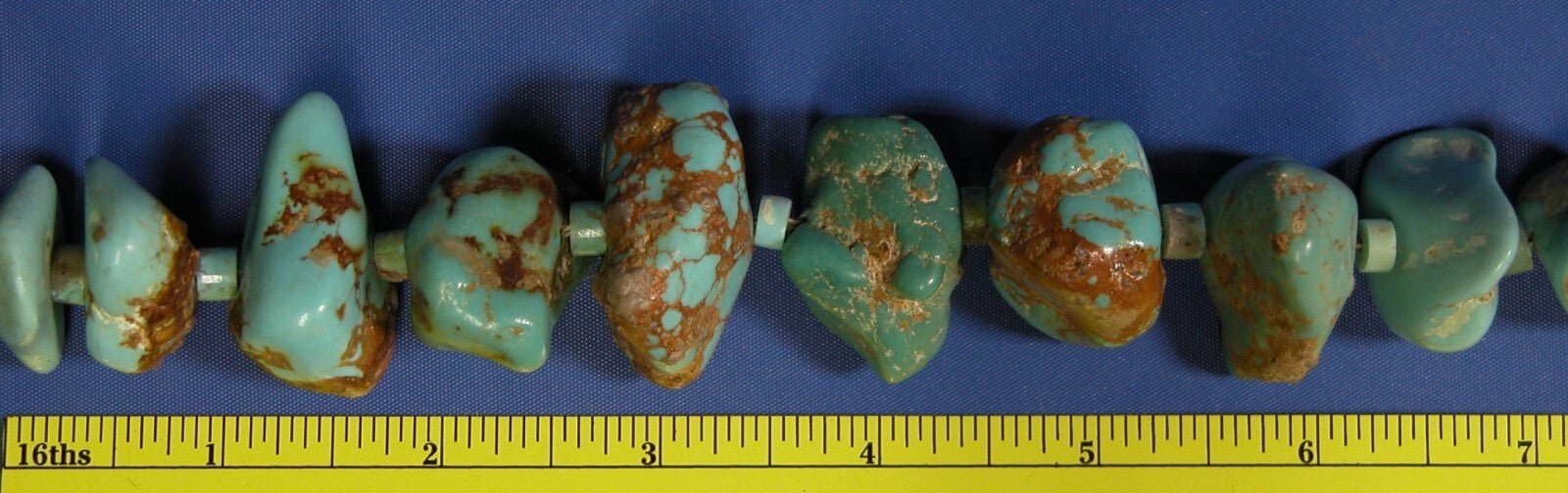 Vintage 1970's Navajo Turquoise Necklace Chunky - FranksFunkyStuff