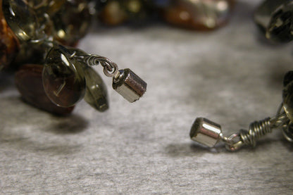 Vintage 1970's Stone Bracelet - FranksFunkyStuff