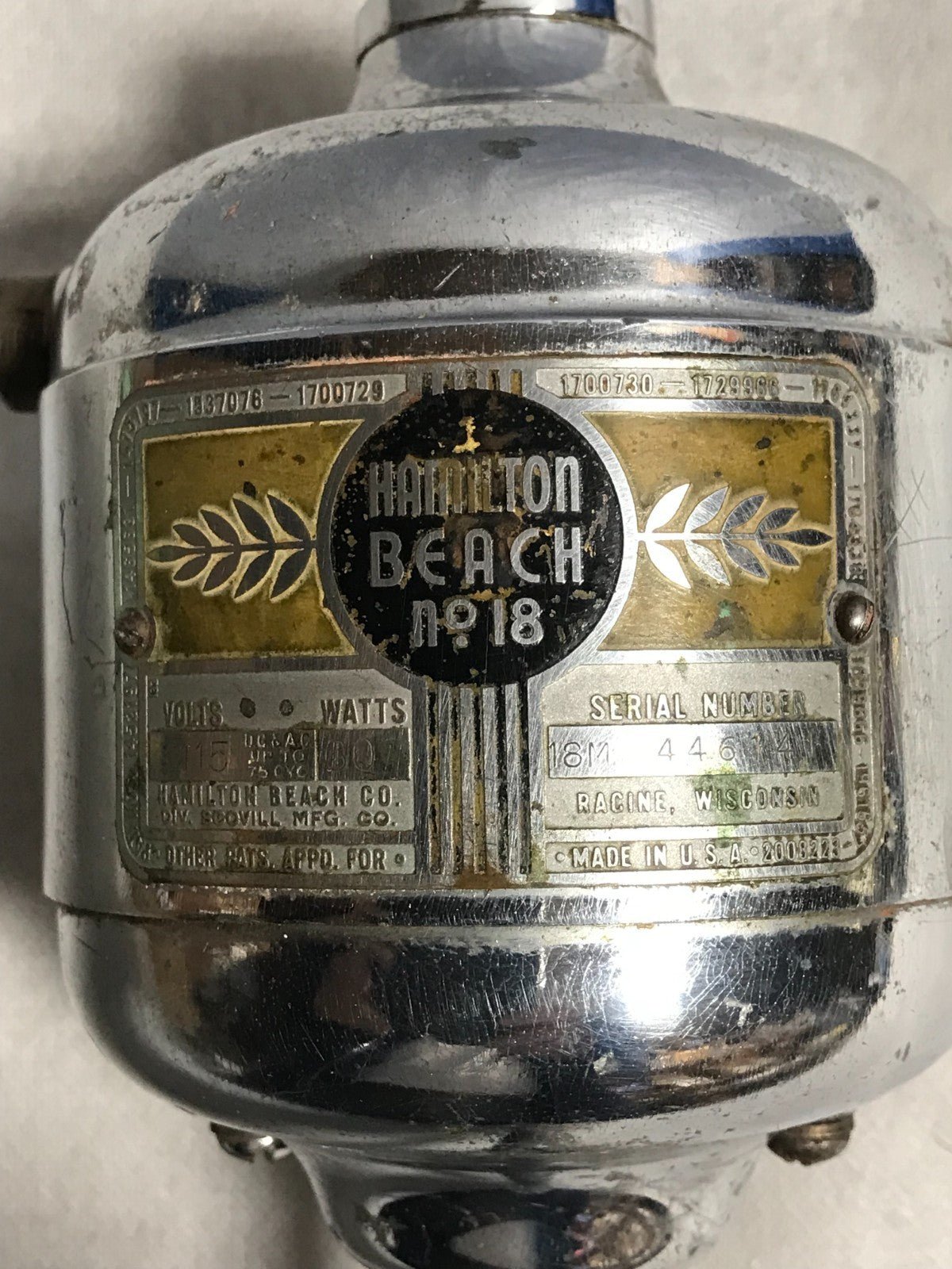 Vintage Hamilton Beach Milkshake Mixer 18 Fix or Parts - FranksFunkyStuff