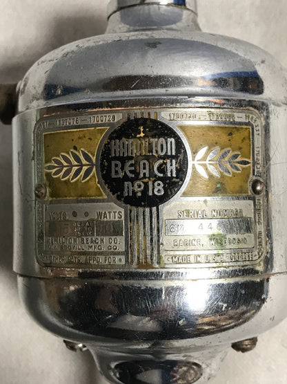 Vintage Hamilton Beach Milkshake Mixer 18 Fix or Parts - FranksFunkyStuff