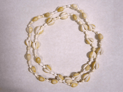 Vintage Seashell Necklace STATEMENT 34" Pullover Mini Conch Shells - FranksFunkyStuff