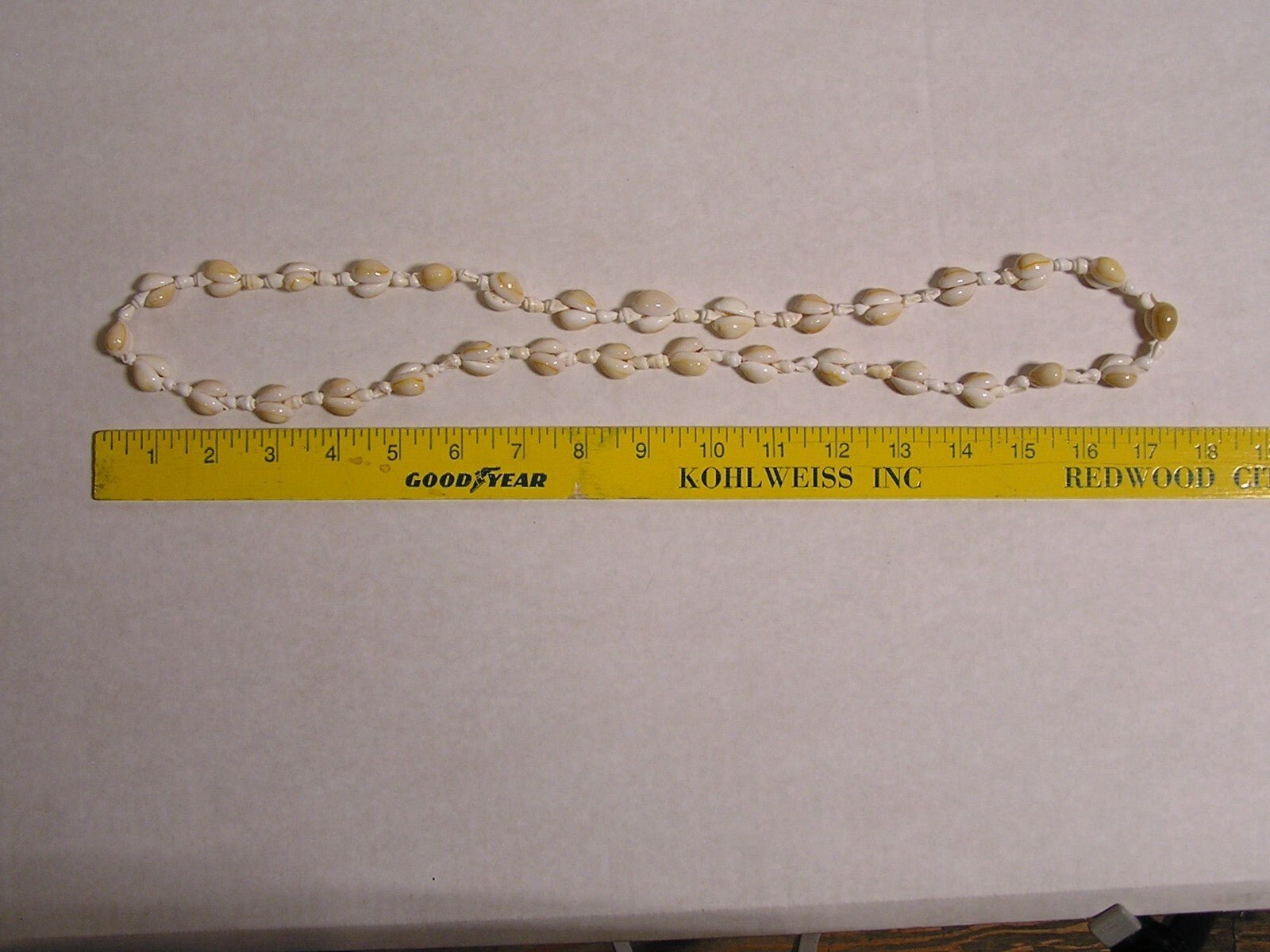 Vintage Seashell Necklace STATEMENT 34" Pullover Mini Conch Shells - FranksFunkyStuff