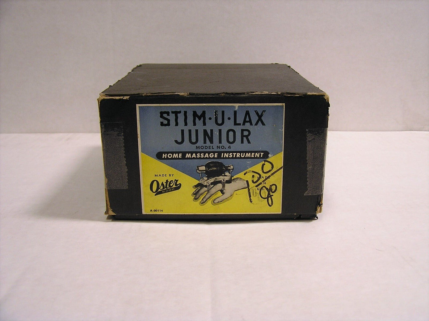 Vintage Stim - U - Lax Junior Model 4 Home Massage Box w/Instructions Made by Oster - FranksFunkyStuff