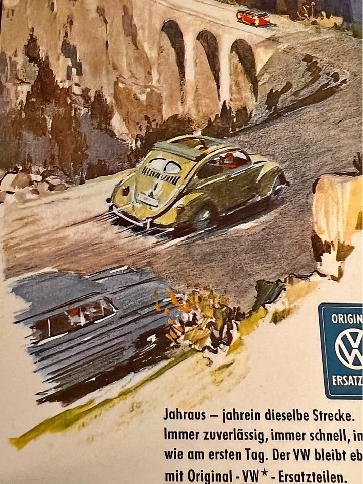 Vintage Volkswagen factory Postcards - FranksFunkyStuff