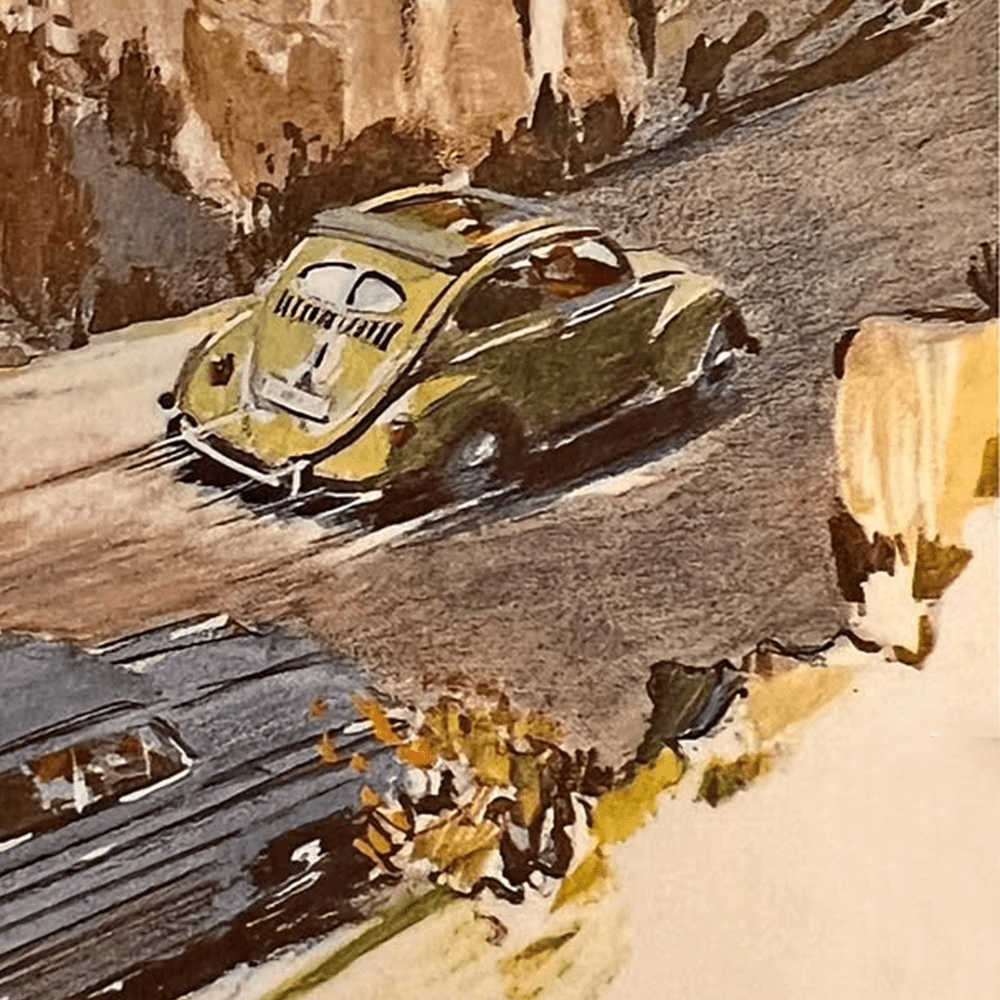 Vintage Volkswagen factory Postcards - FranksFunkyStuff