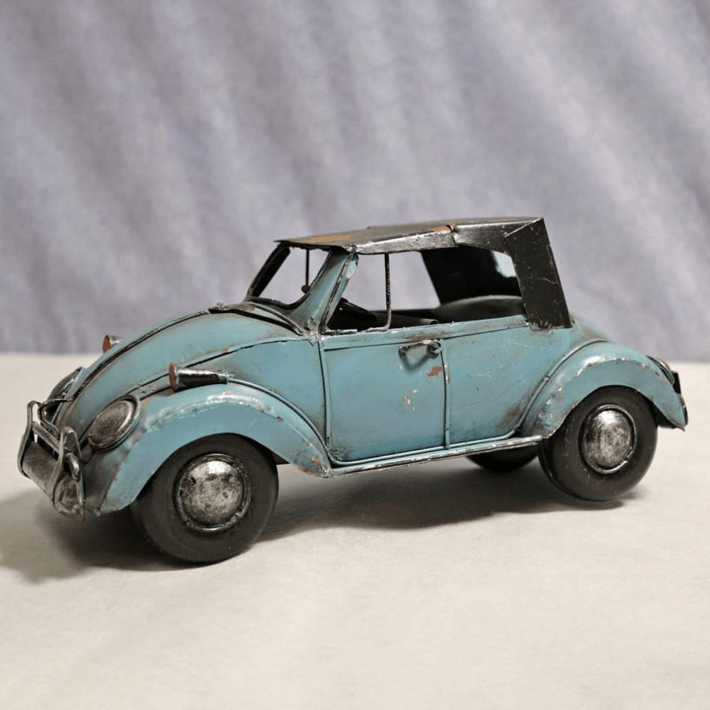 Volkswagen Bug Convertible Top Folk Art Style - FranksFunkyStuff