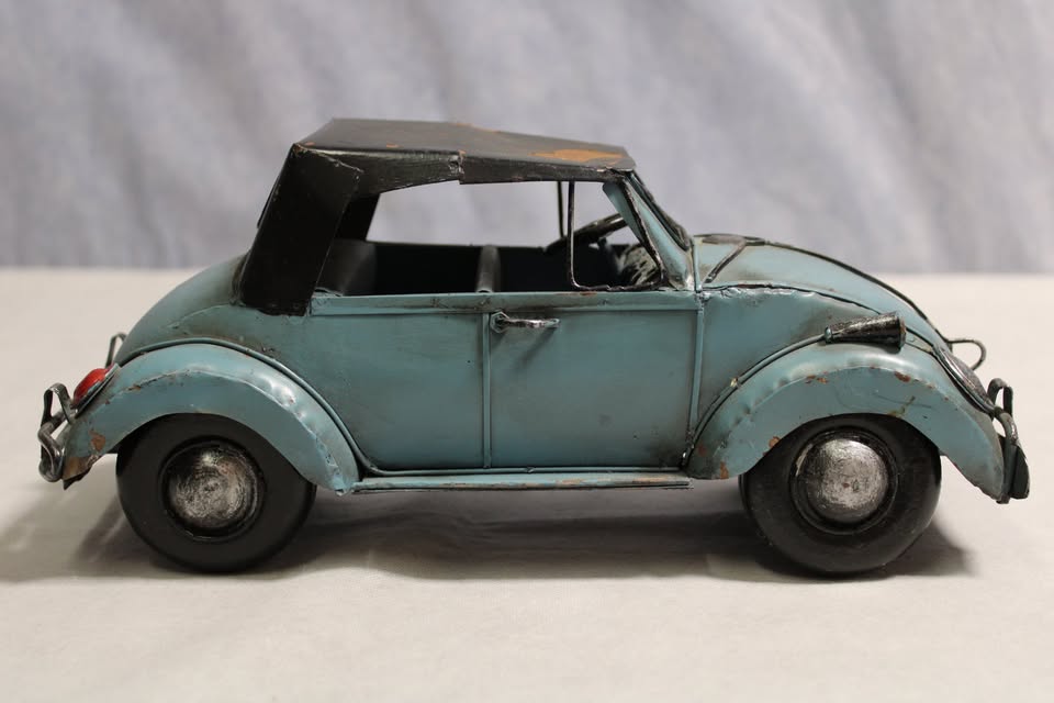 Volkswagen Bug Convertible Top Folk Art Style - FranksFunkyStuff
