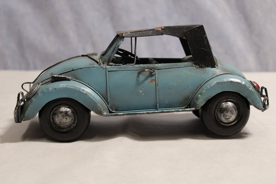 Volkswagen Bug Convertible Top Folk Art Style - FranksFunkyStuff