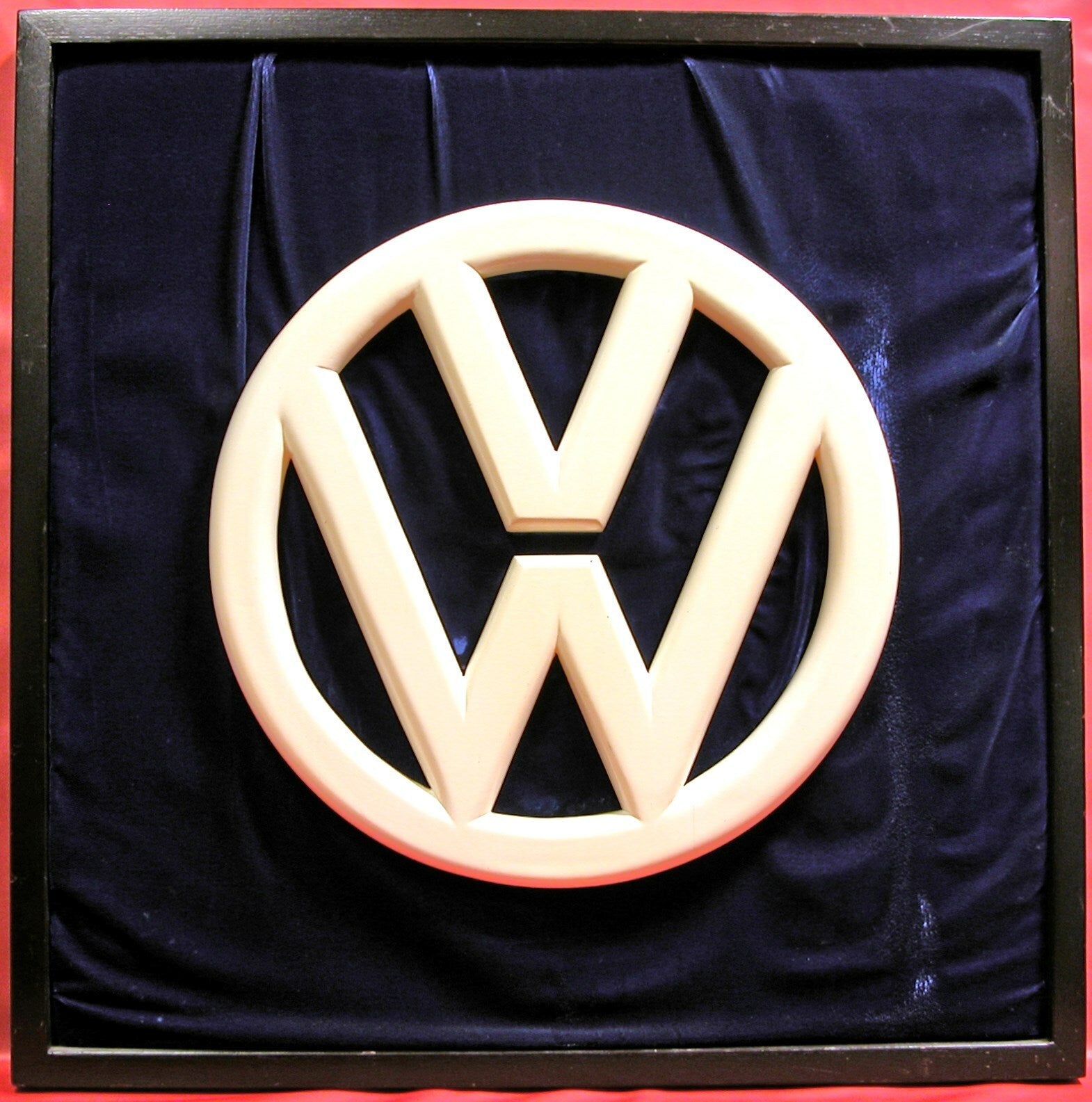 Volkswagen Emblem Sign, One of a Kind Made for V.W.O.A. - FranksFunkyStuff