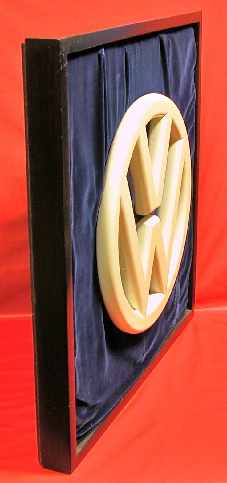 Volkswagen Emblem Sign, One of a Kind Made for V.W.O.A. - FranksFunkyStuff
