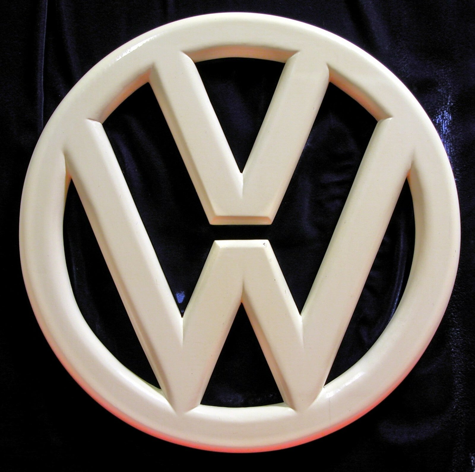 Volkswagen Emblem Sign, One of a Kind Made for V.W.O.A. - FranksFunkyStuff