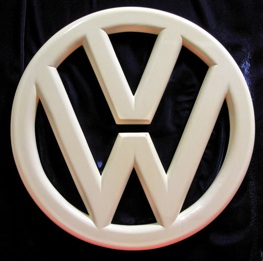 Volkswagen Emblem Sign, One of a Kind Made for V.W.O.A. - FranksFunkyStuff