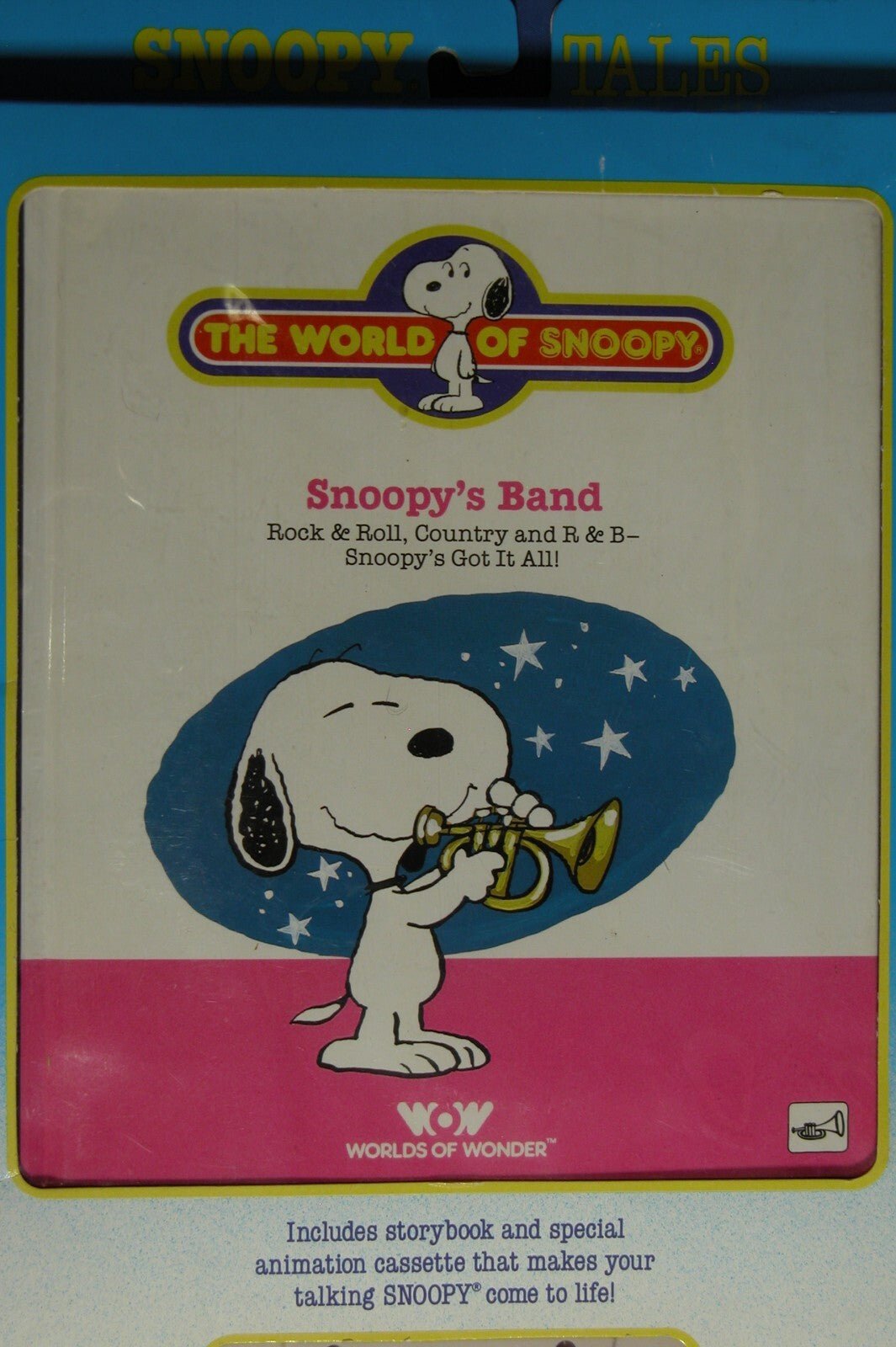World of Wonder Snoopy tales {Snoopy's Band} Book & Tape NEW - FranksFunkyStuff