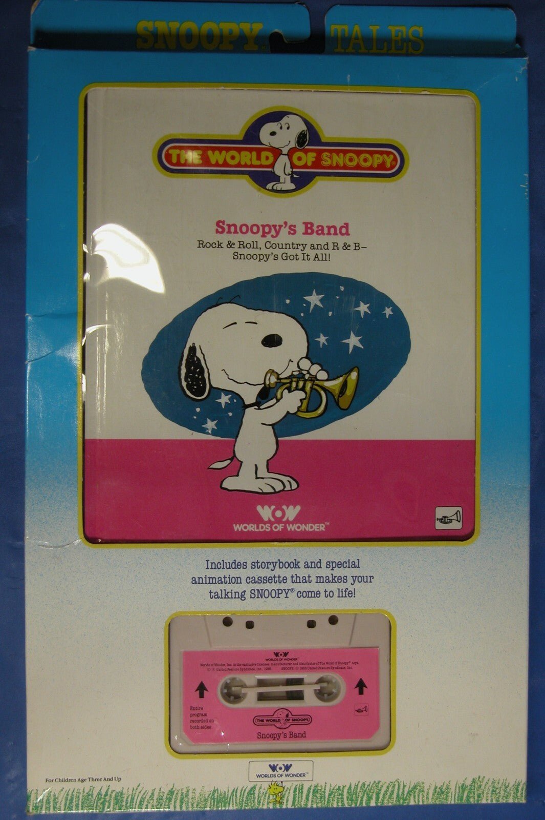 World of Wonder Snoopy tales {Snoopy's Band} Book & Tape NEW - FranksFunkyStuff