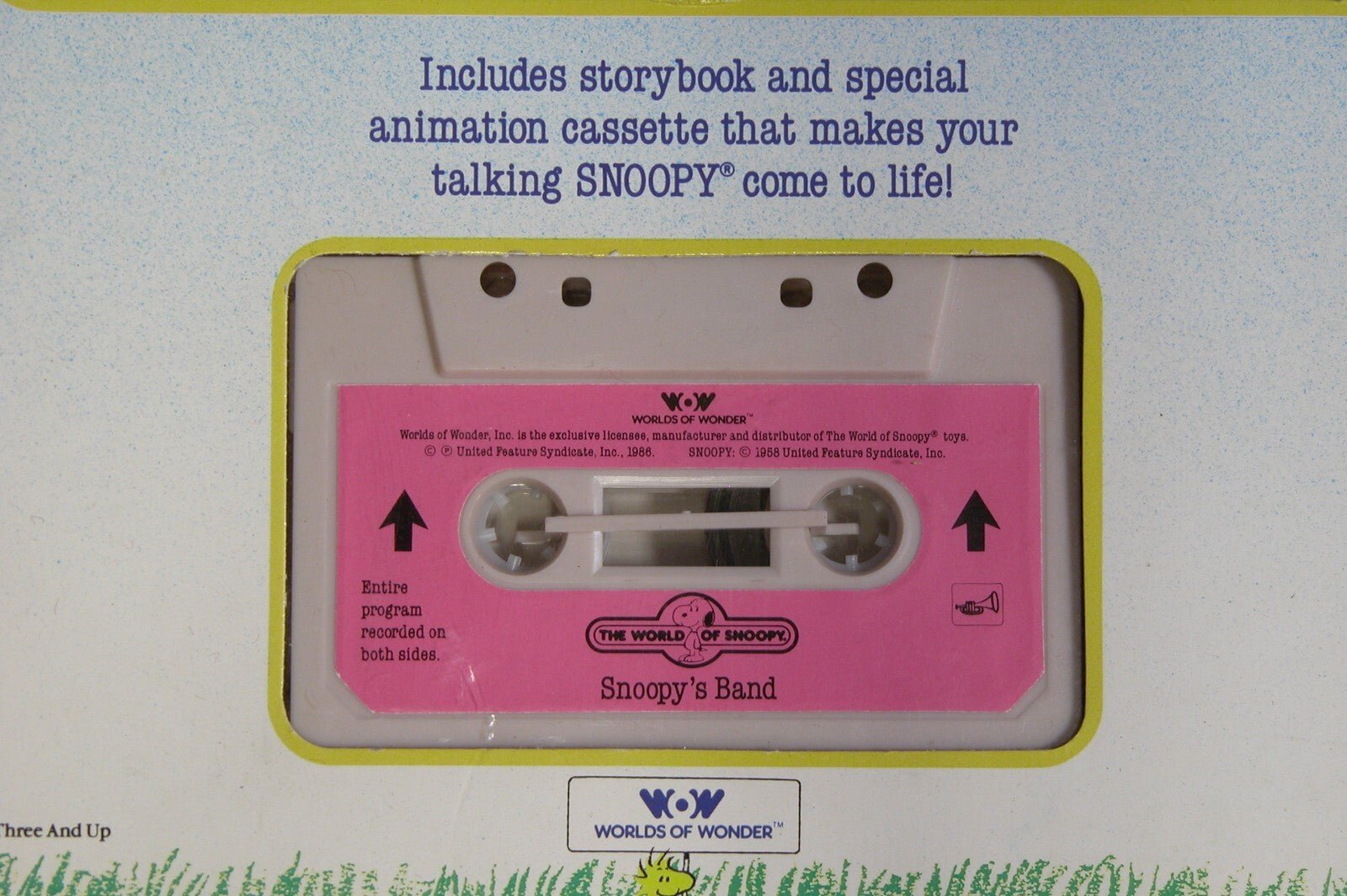 World of Wonder Snoopy tales {Snoopy's Band} Book & Tape NEW - FranksFunkyStuff
